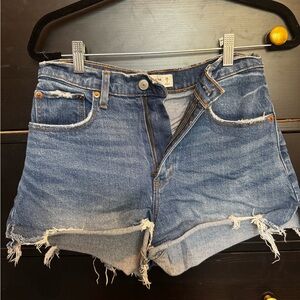 Abercrombie & Fitch Distressed Denim Shorts